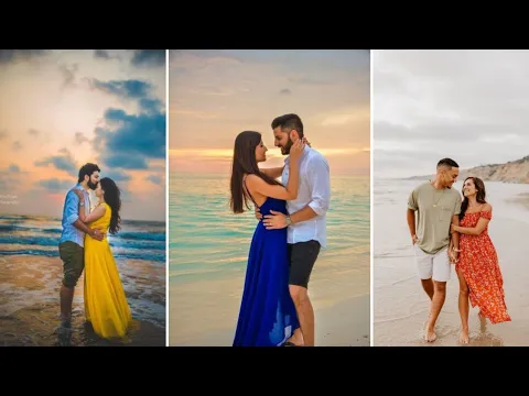 New Beach Photography Poses For Couple | Latest Beach Photoshoot Ideas For Couple |couple photoshoot