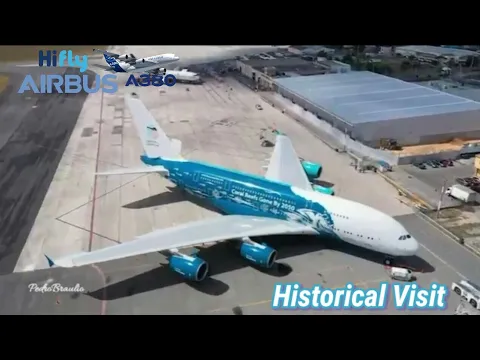 HISTORICAL!! || First Airbus A380 Ever  Dominican Republic SDQ