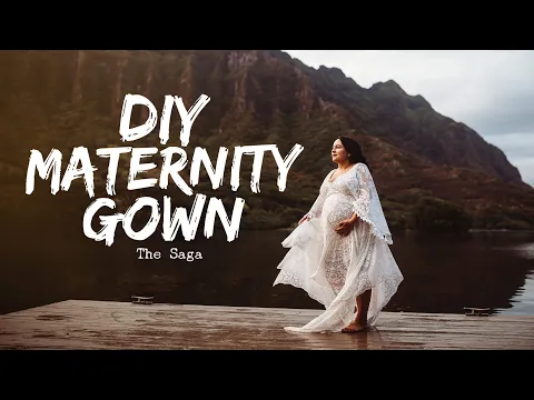 DIY Maternity Gown | Boho Lace Photography Dress | Teal Garcia