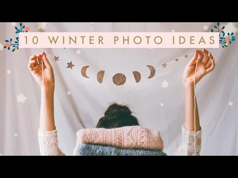 10 WINTER PHOTO IDEAS (getting into the holiday spirits and dressing up as a reindeer 😂🦌)