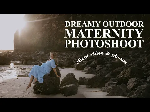 Sunset  Outdoor Maternity Photoshoot at 26 weeks pregnant. EASY Pose ideas . Maternity Video Shoot