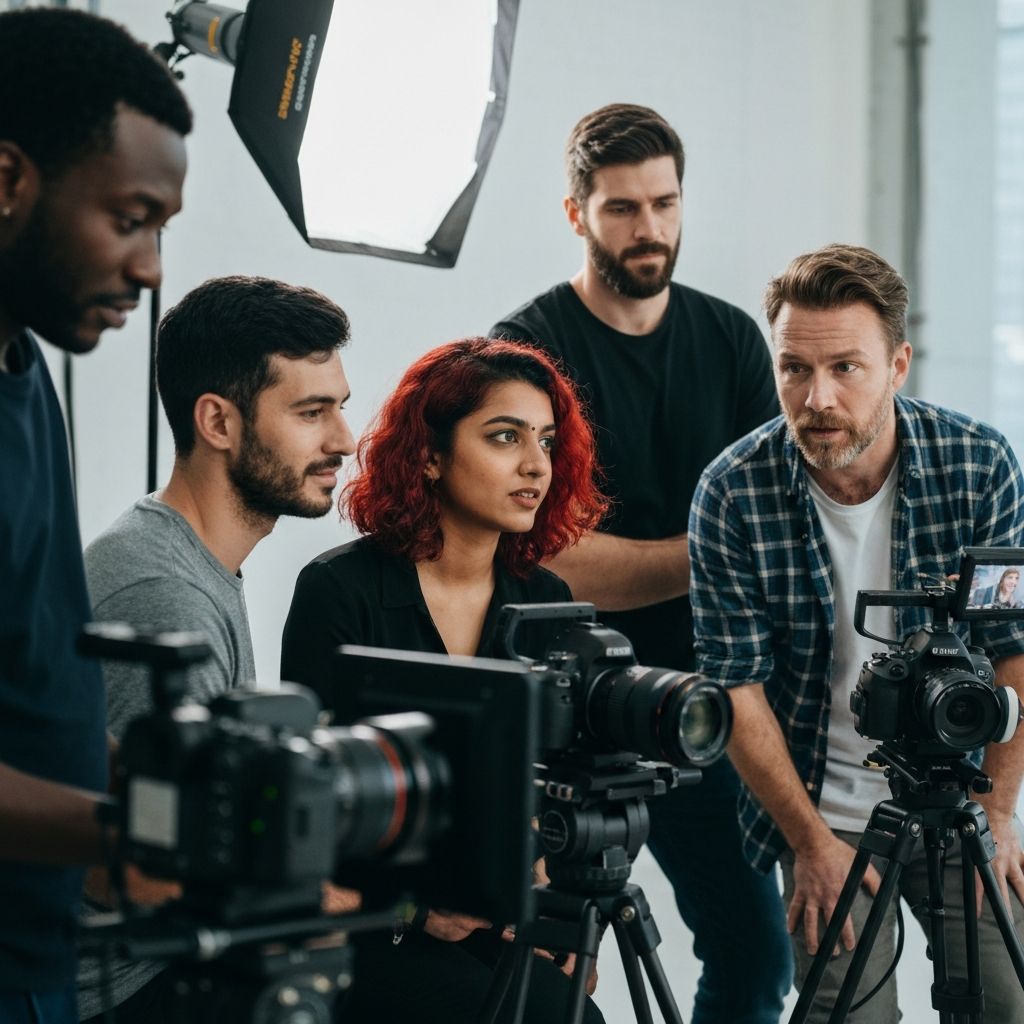 Zespół LPV Studio podczas pracy