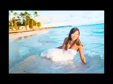 Trash the Dress at Sunrise in Jellyfish, Punta Cana