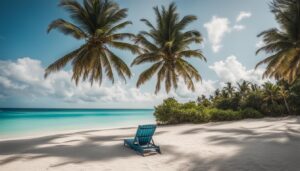 What is the least crowded beach in Punta Cana?