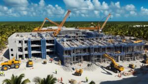 When was the Hard Rock built in Punta Cana?