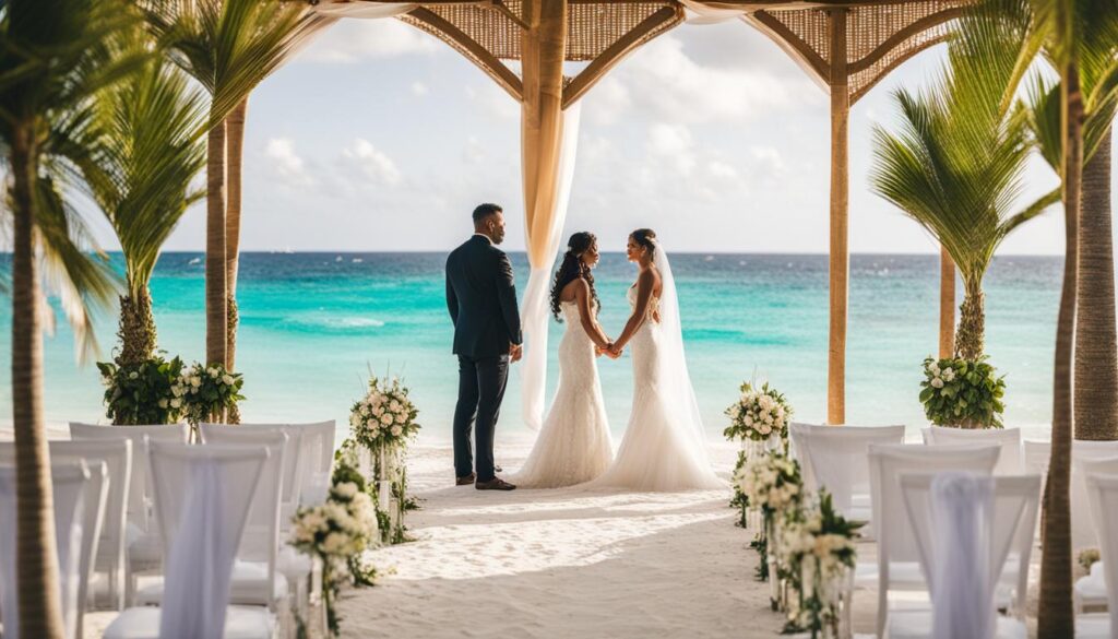 ceremonia de bodas en Majestic Elegance Punta Cana